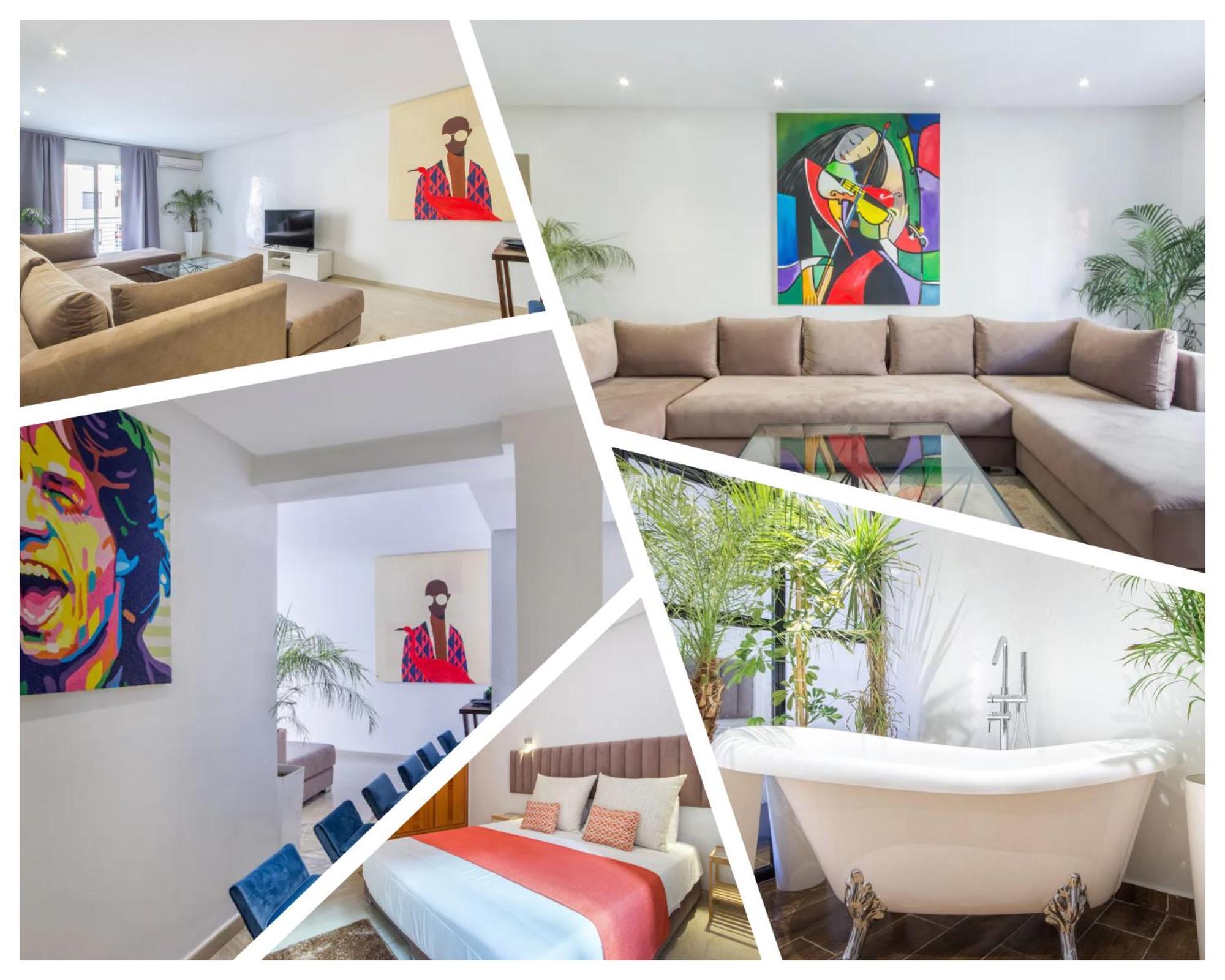Appartement Groupe 3 Chambres Marrakesh Exterior foto